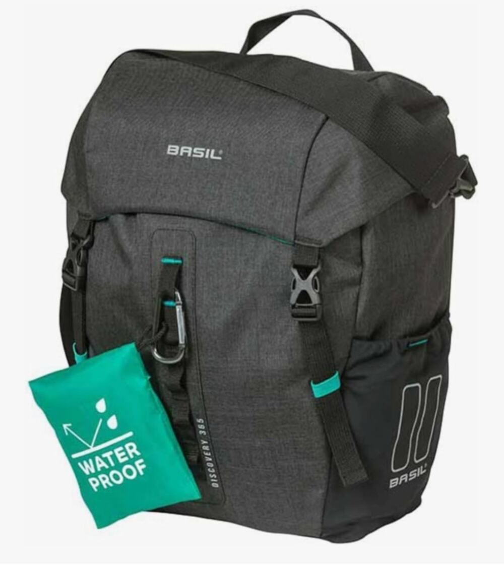 Bicycle Bag Basil Single Discovery 365 Melee Black
